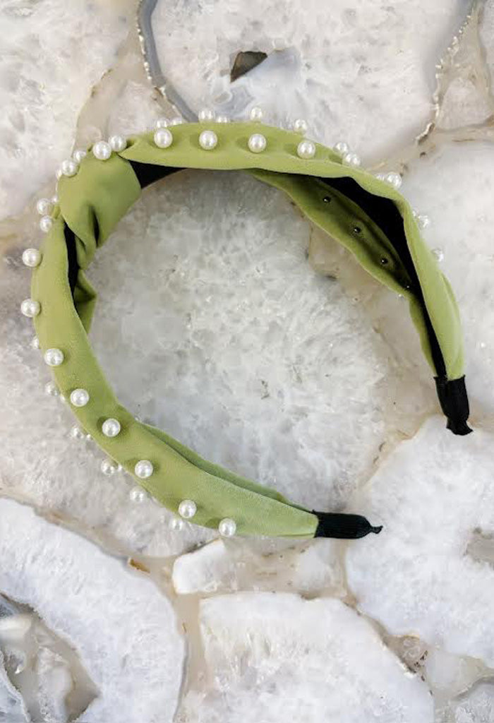 KK Bloom Serena Headband-Lime