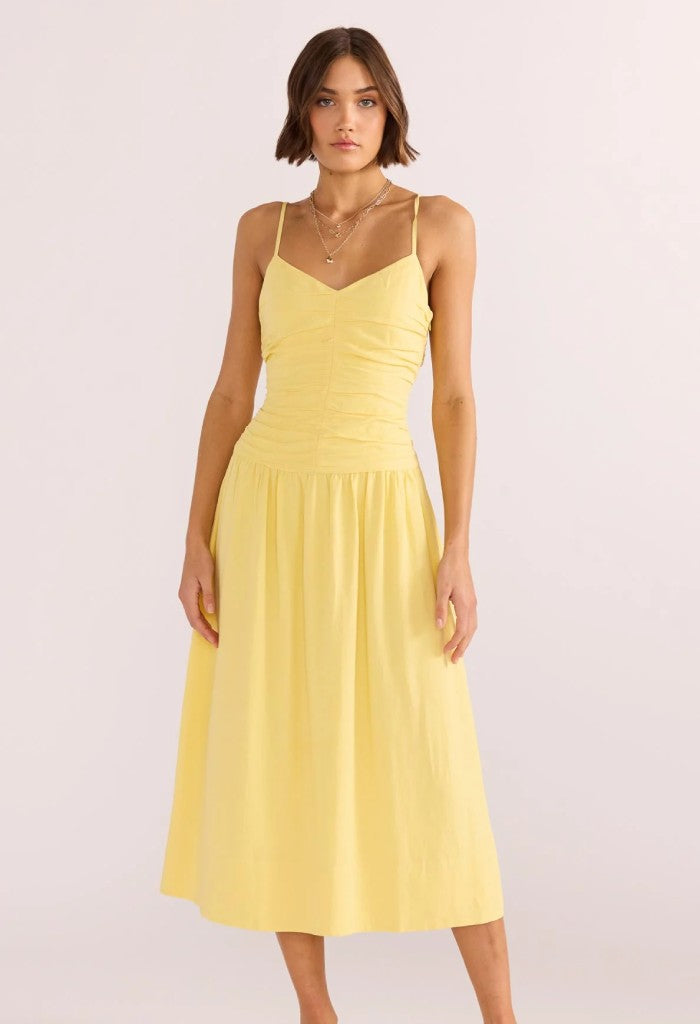 Minkpink Ophelia Ruched Midi Dress