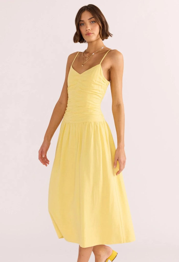 Minkpink Ophelia Ruched Midi Dress
