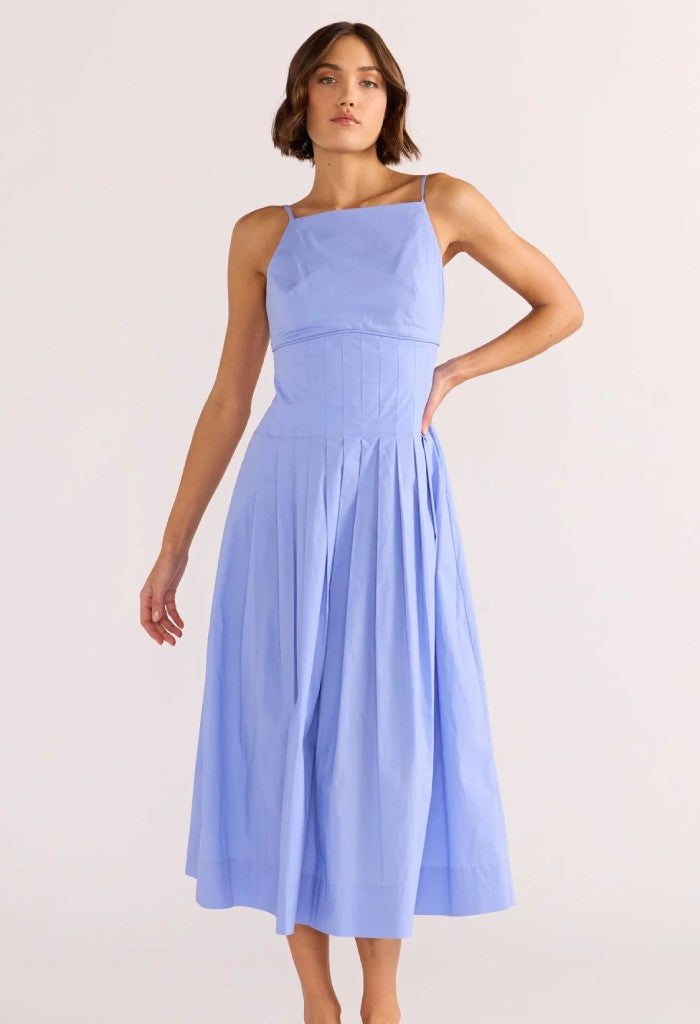 Minkpink Avalon Midi Dress-Jacaranda Blue