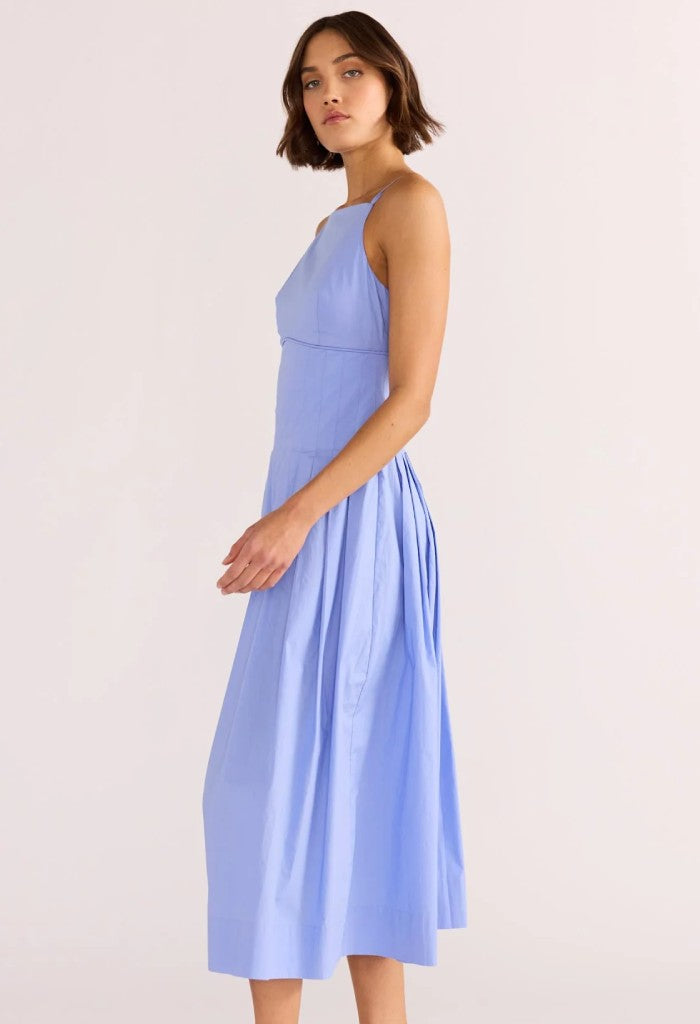 Minkpink Avalon Midi Dress-Jacaranda Blue