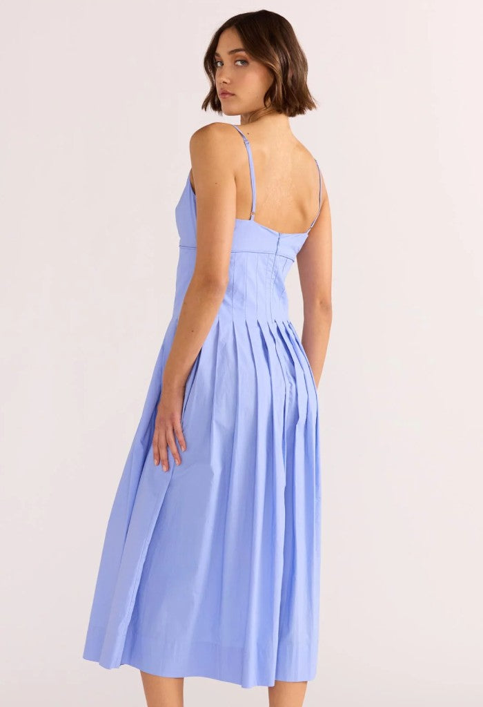 Minkpink Avalon Midi Dress-Jacaranda Blue