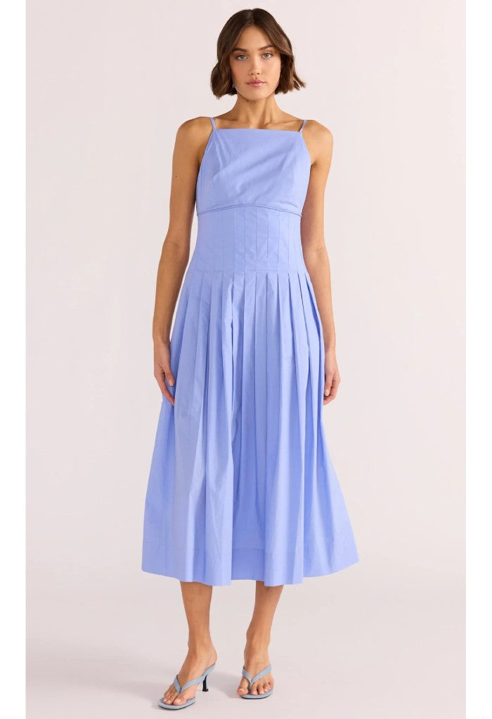 Minkpink Avalon Midi Dress-Jacaranda Blue