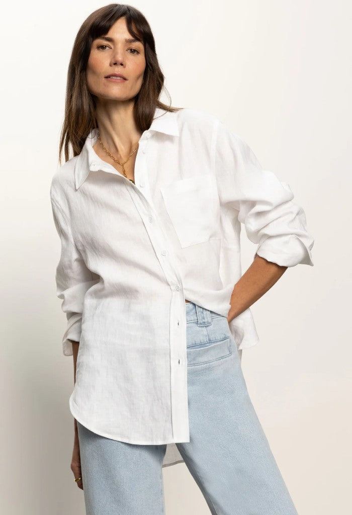 Sanctuary Relaxed Linen Shirt