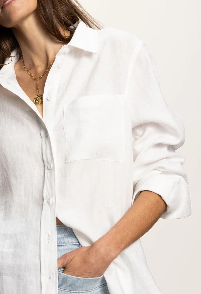 Sanctuary Relaxed Linen Shirt