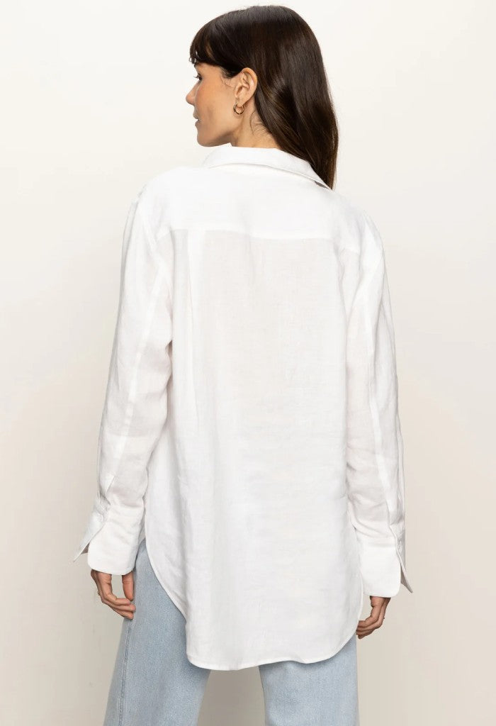 Sanctuary Relaxed Linen Shirt