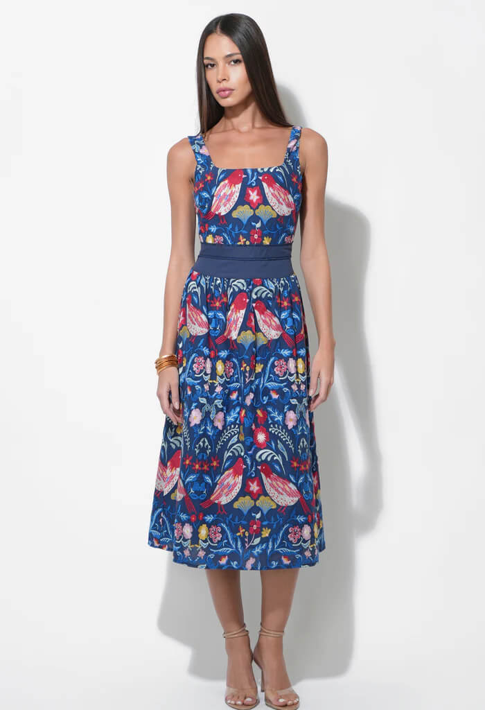 Adelyn Rae Kaili Embroidered Mini Dress