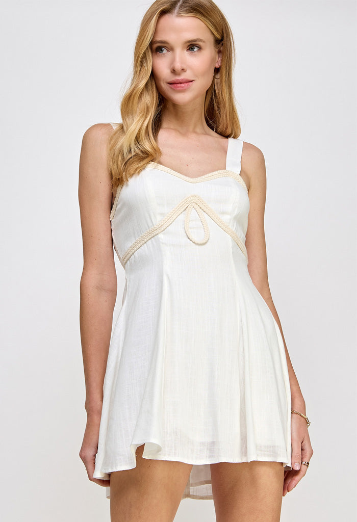 KK Bloom Maddie Dress-White