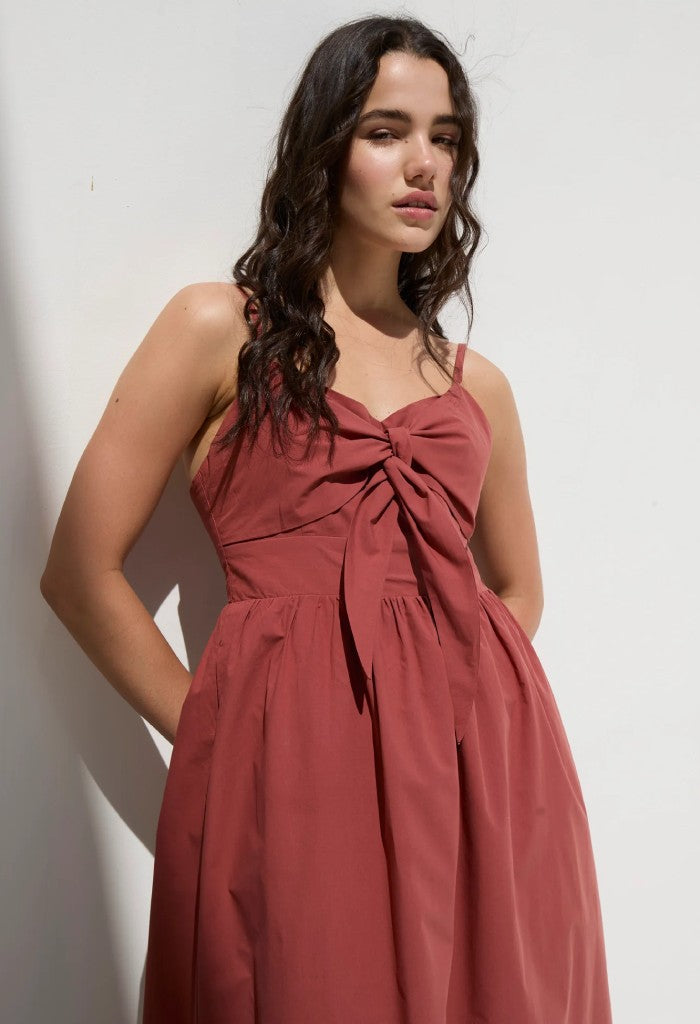 Deluc Padua Dress-Brown