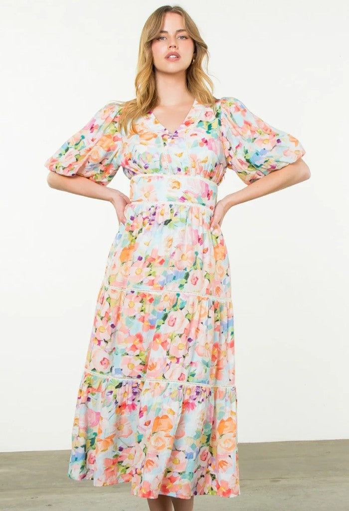THML Pastel Petal Dress