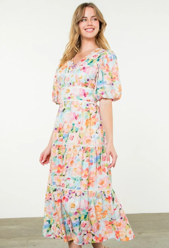 THML Pastel Petal Dress