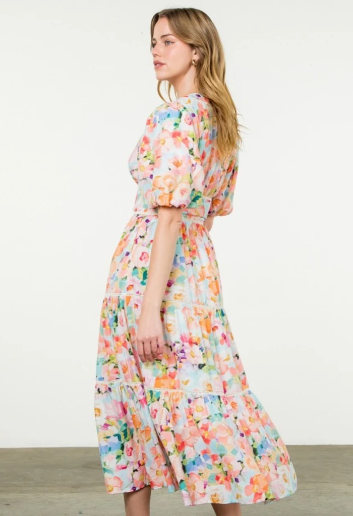 THML Pastel Petal Dress