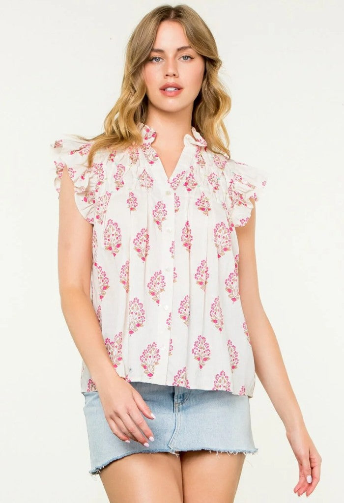 THML Willow and Rose Top