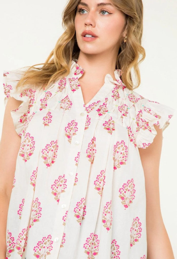 THML Willow and Rose Top