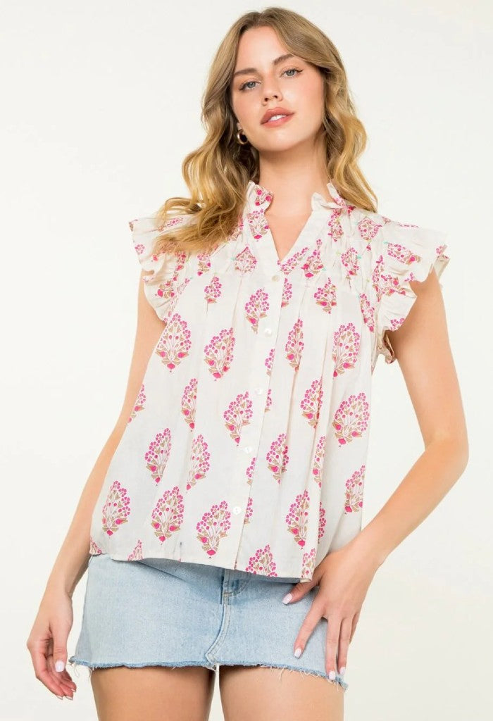 THML Willow and Rose Top
