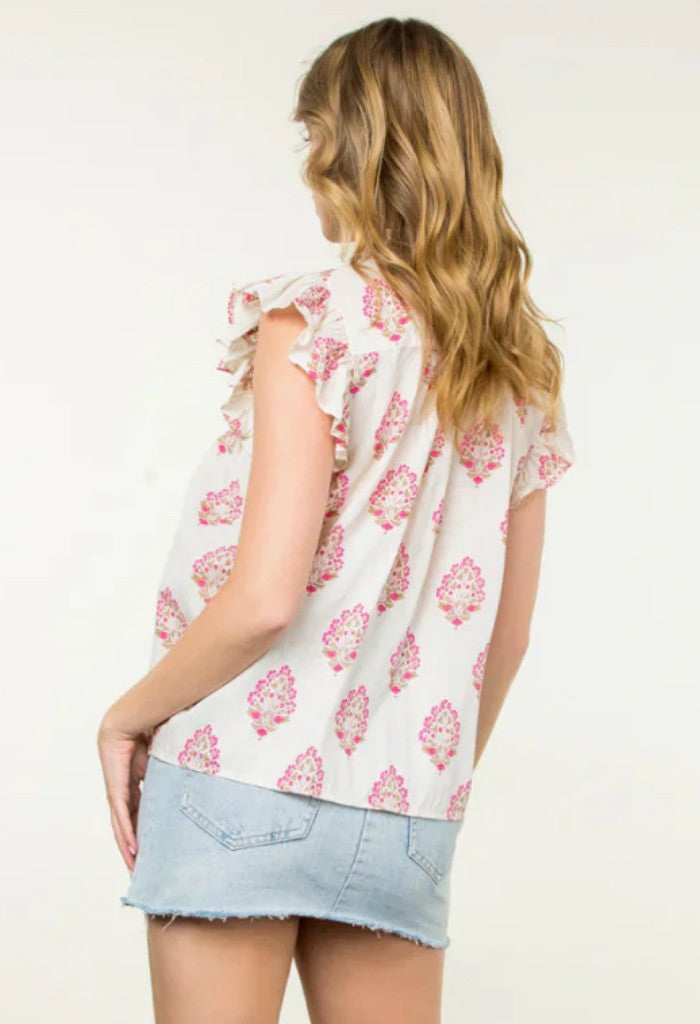 THML Willow and Rose Top