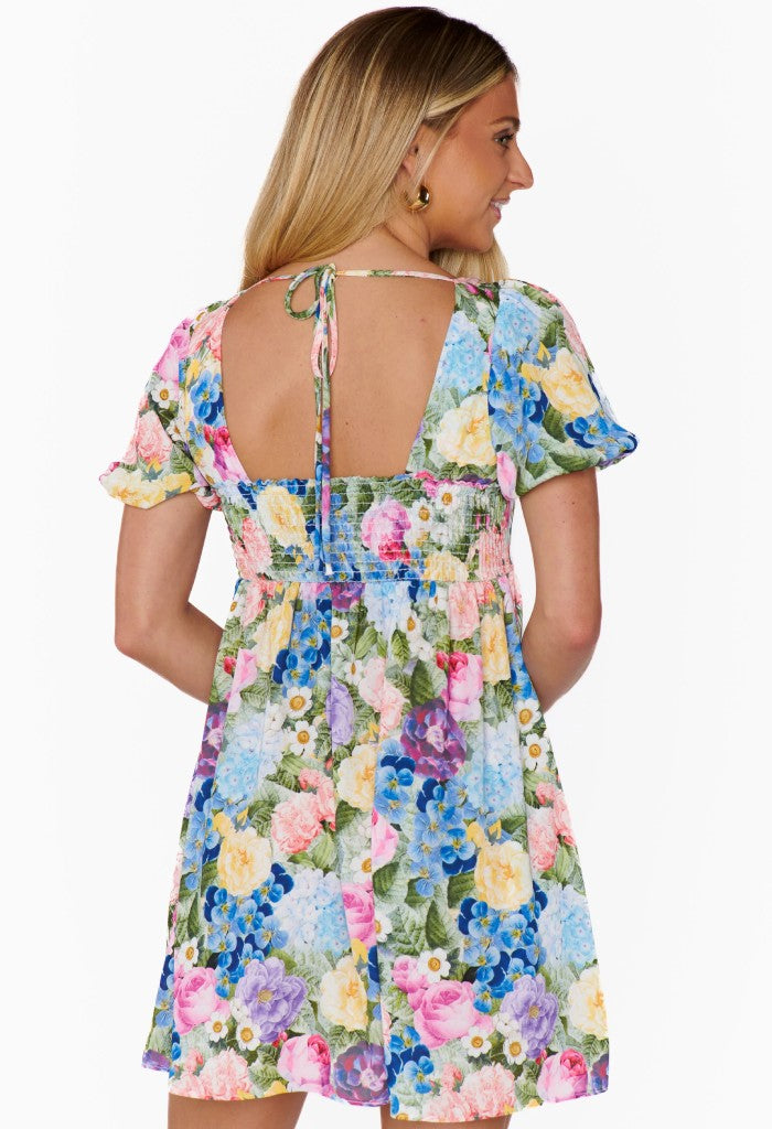Show Me Your Mumu Smitten Babydoll Dress-Flower Shop