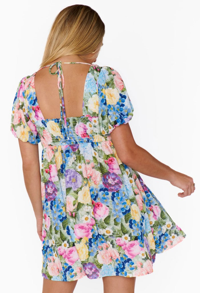 Show Me Your Mumu Smitten Babydoll Dress-Flower Shop