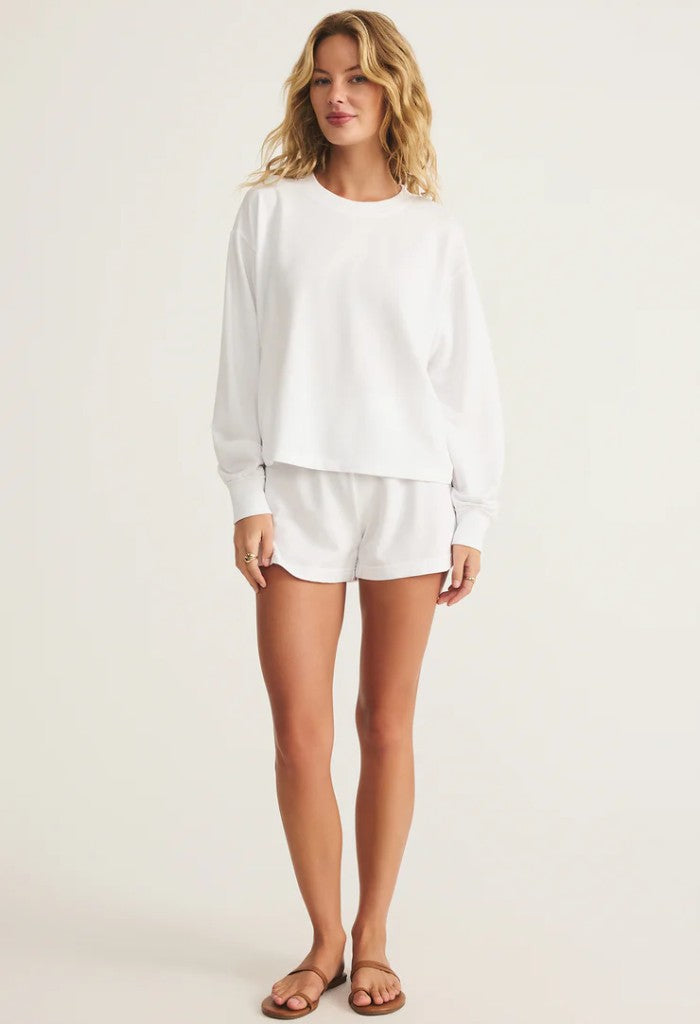 Z Supply Weekender Shorts-White