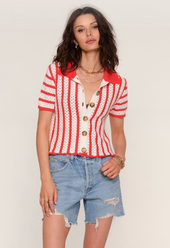 Heartloom Jaina Cardi-Poppy