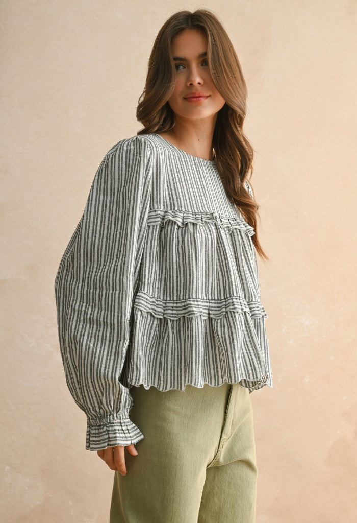 KK Bloom Emma Ruffle Blouse