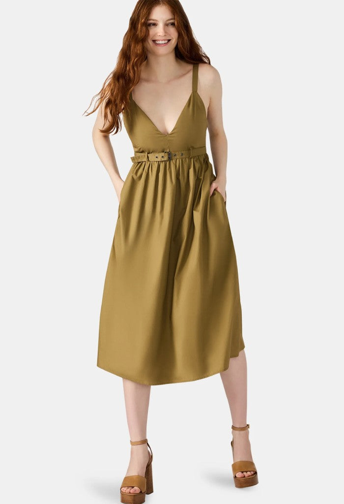 Steve Madden Juno Dress-Gothic Olive