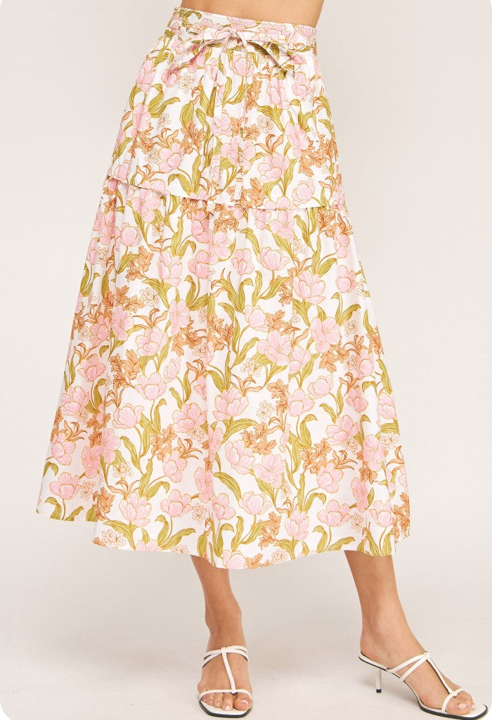 KK Bloom Autumn Dreams Midi Skirt