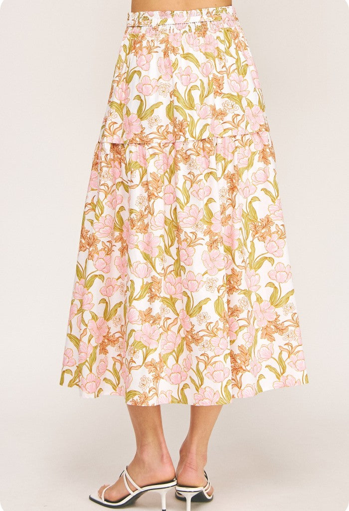 KK Bloom Autumn Dreams Midi Skirt