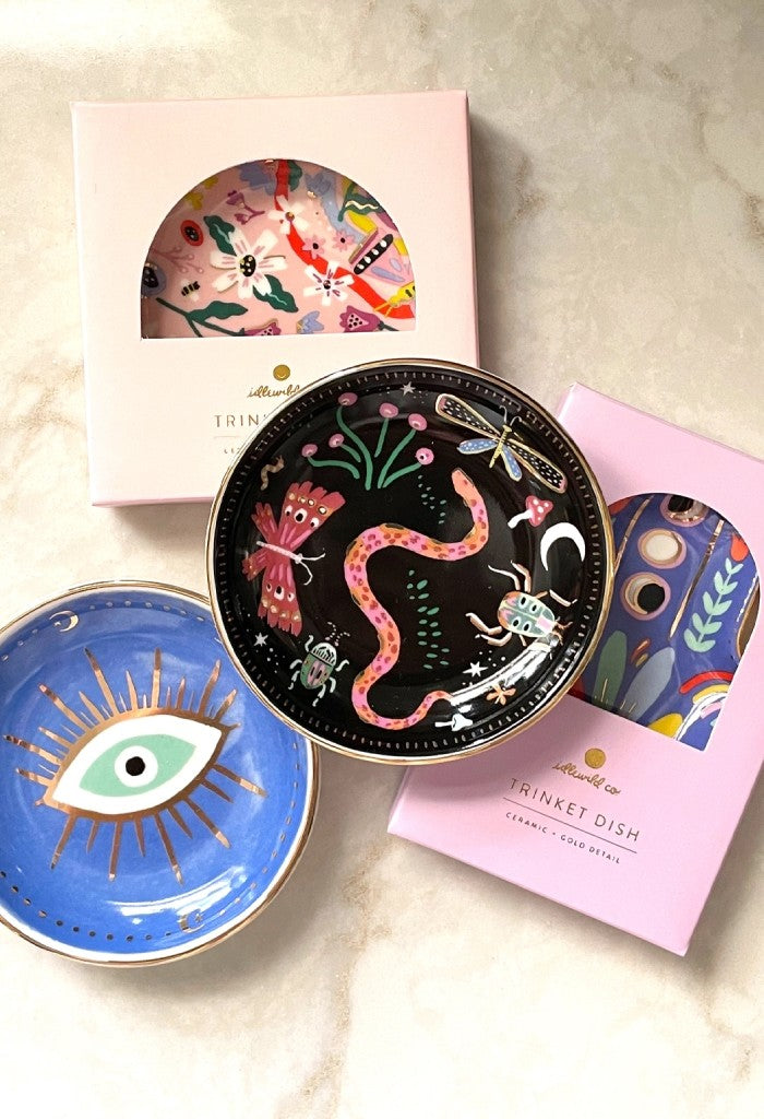 KK Bloom Butterfly Garden Trinket Dish