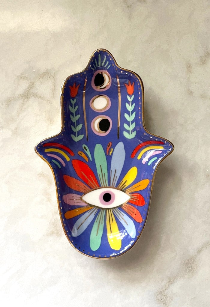 KK Bloom Hamsa Trinket Dish