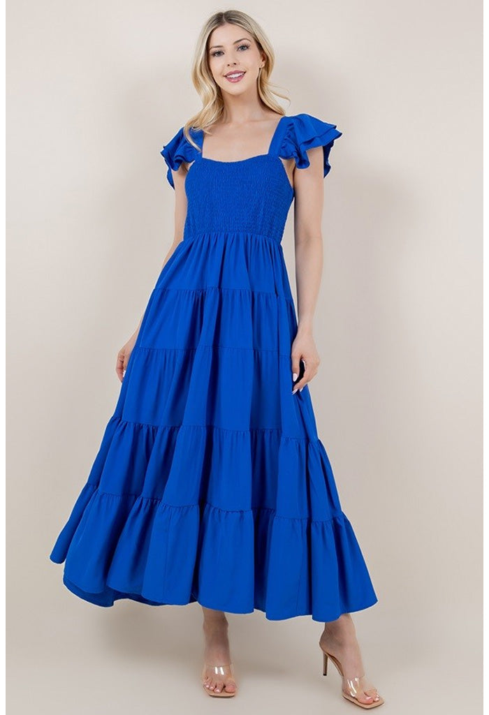 KK Bloom Sapphire Maxi Dress