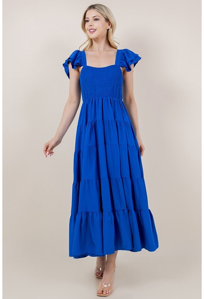 KK Bloom Sapphire Maxi Dress