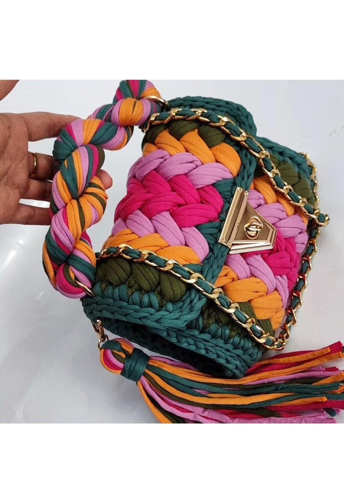 KK Bloom Jordan Purse-Green