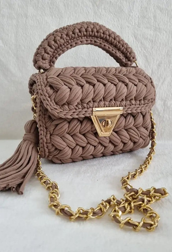 KK Bloom Jordan Purse-Brownie