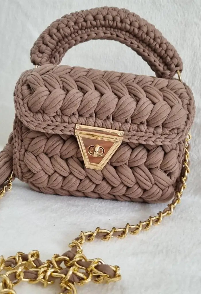 KK Bloom Jordan Purse-Brownie