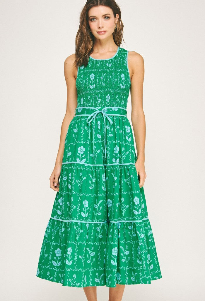 KK Bloom London Midi Dress