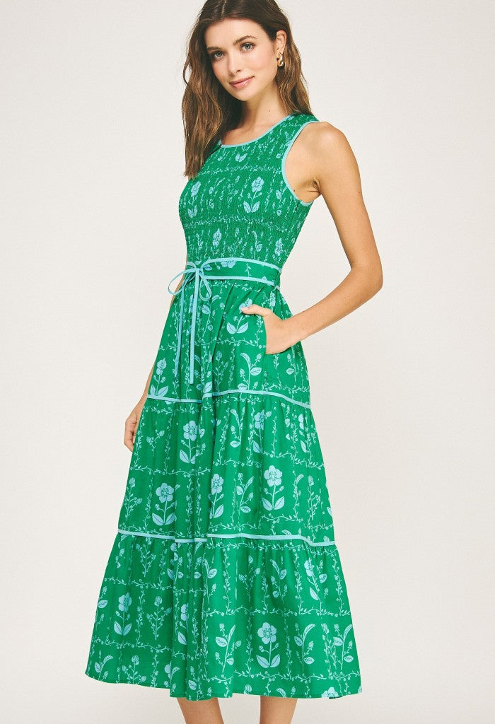 KK Bloom London Midi Dress