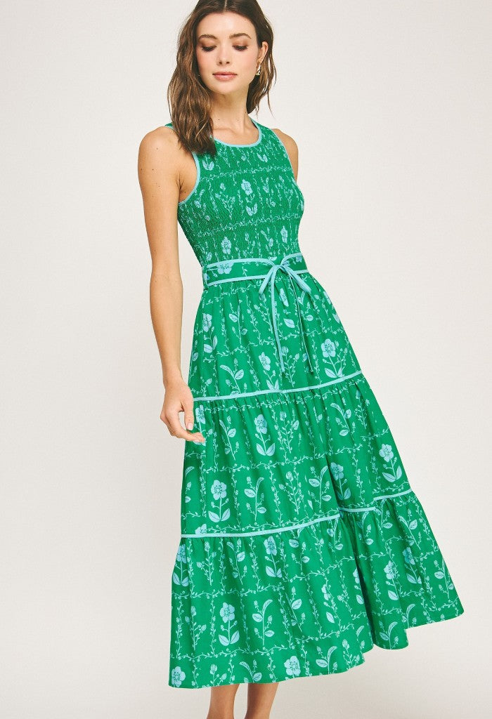 KK Bloom London Midi Dress