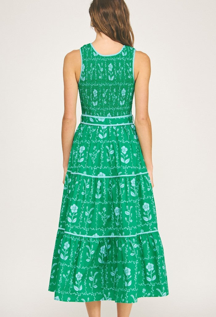 KK Bloom London Midi Dress