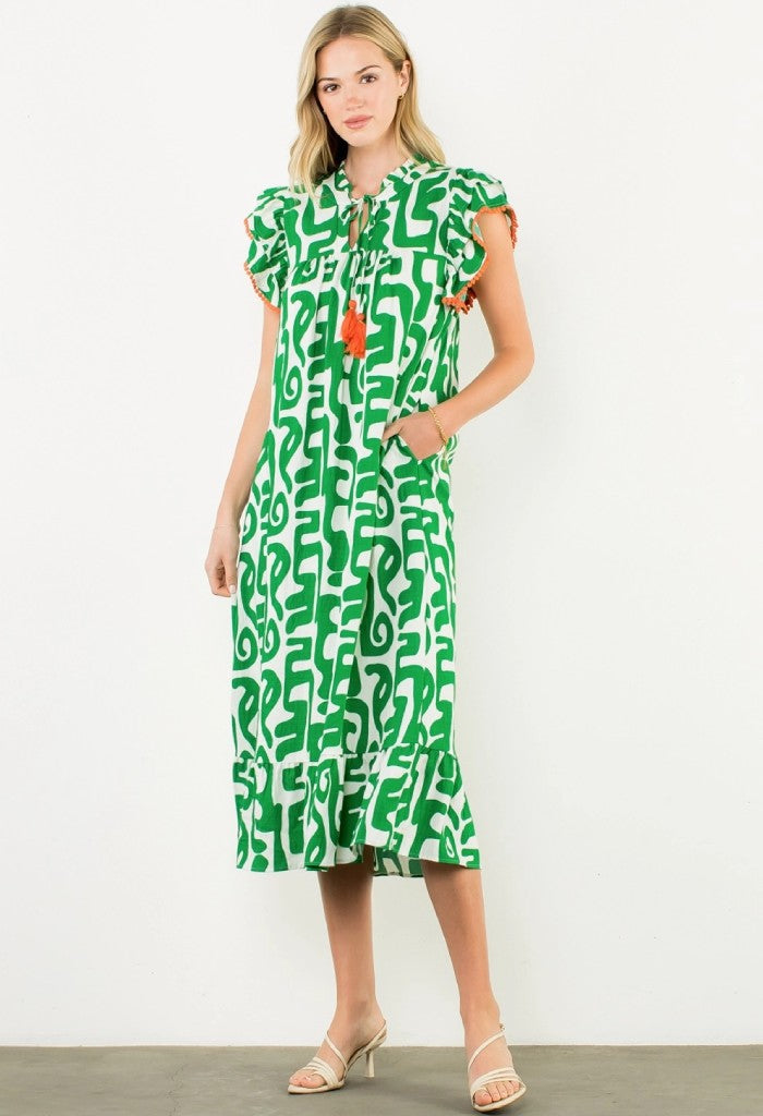 THML Katrina Midi Dress