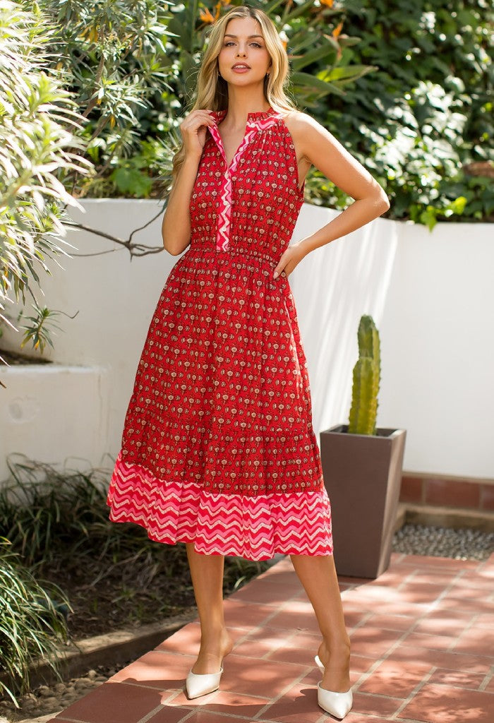 THML Riverside Midi Dress