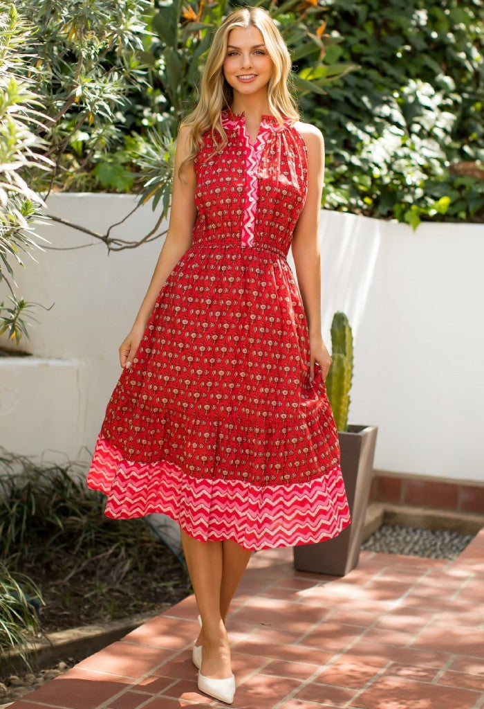 THML Riverside Midi Dress