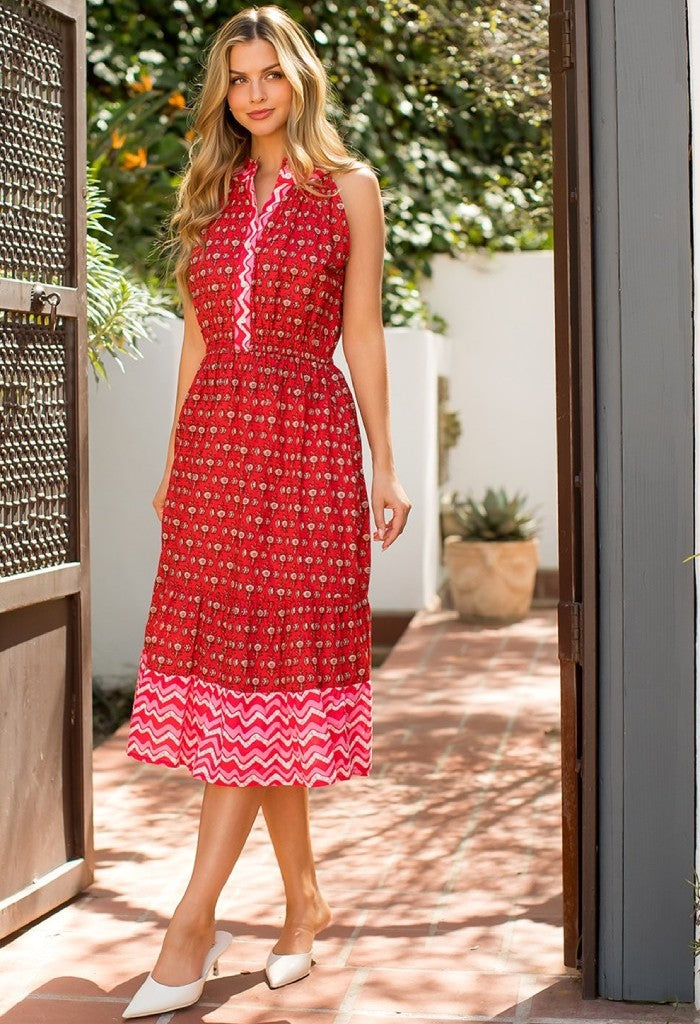 THML Riverside Midi Dress