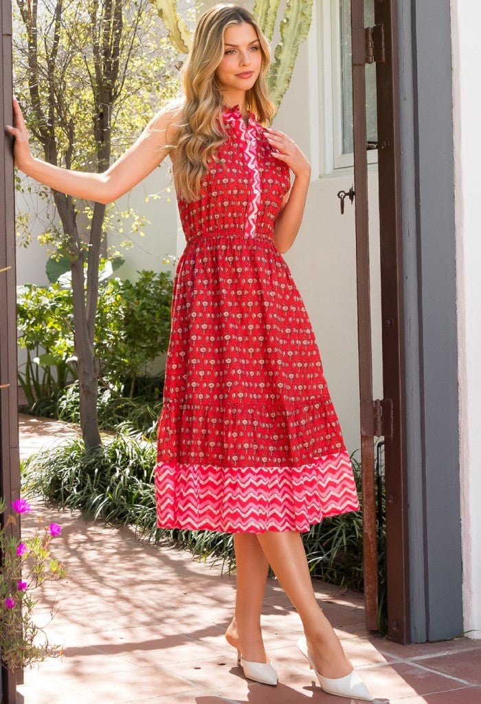 THML Riverside Midi Dress