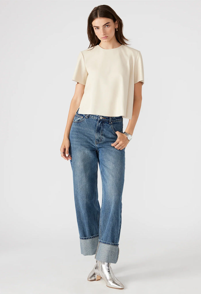 Steve Madden Ezra Top-Bone