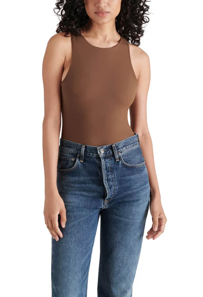 Steve Madden Nico Bodysuit-Chestnut