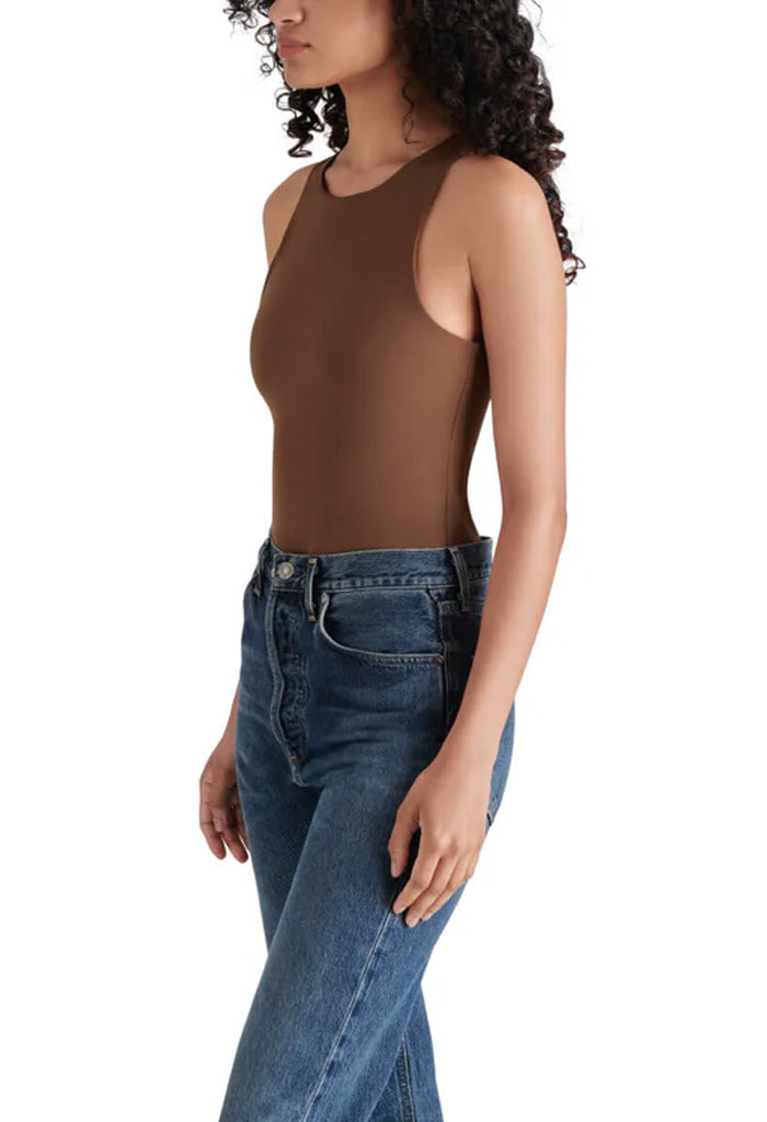 Steve Madden Nico Bodysuit-Chestnut