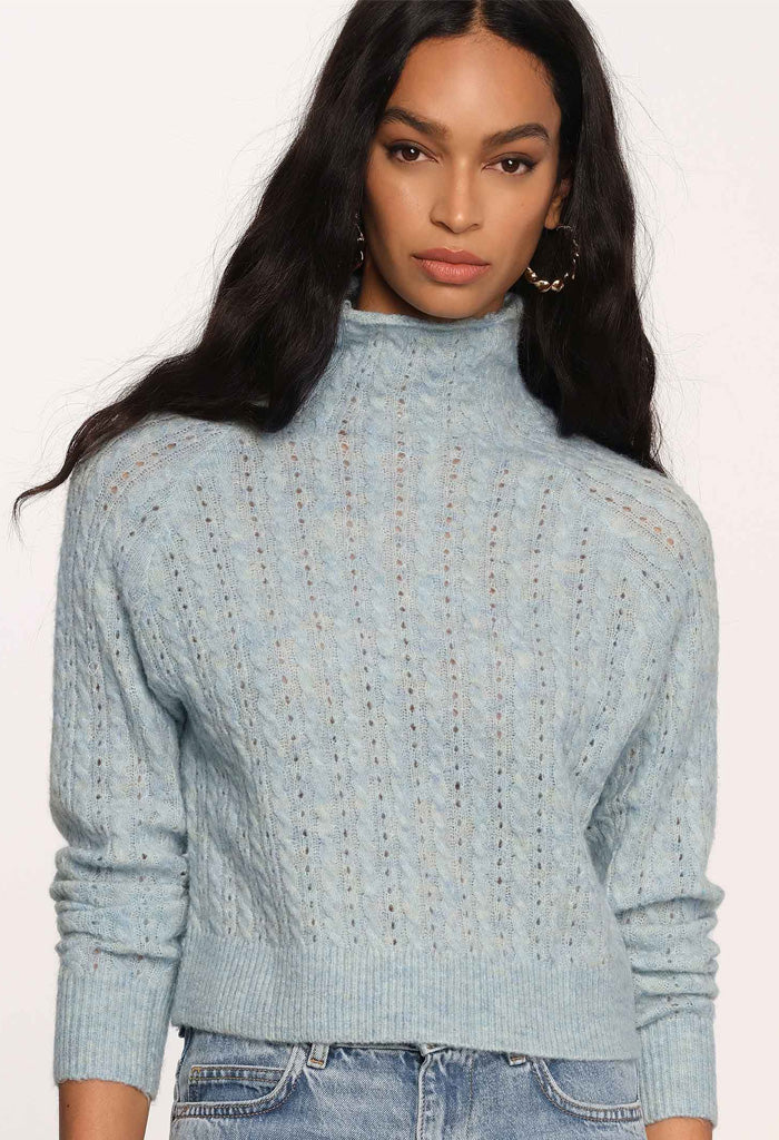 Heartloom Zeke Sweater-Aqua