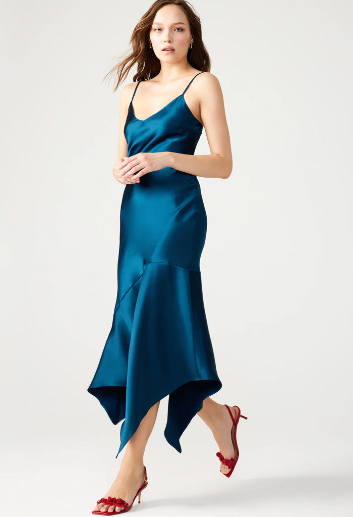 Steve Madden Lucille Dress-Midnight Teal