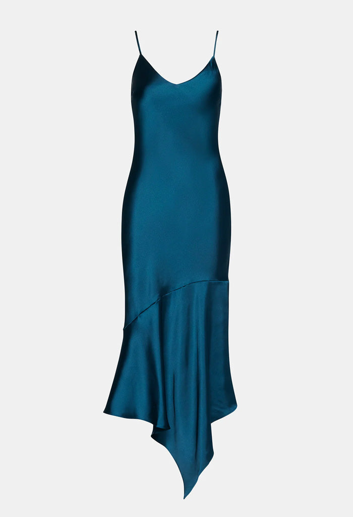 Steve Madden Lucille Dress-Midnight Teal